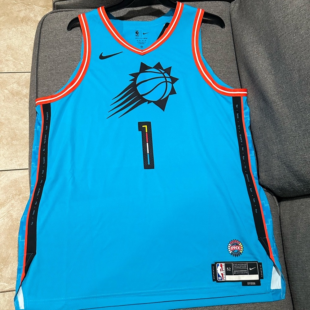 Nike Authentic Phoenix Suns Devin Booker City Edition Jersey Men's XL NWT